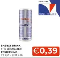 Mercatò Energy drink the energizer powerking offerta