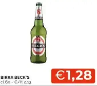 Mercatò Birra beck's offerta