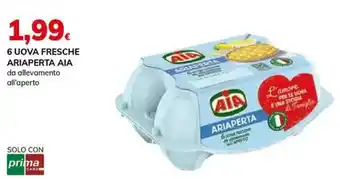 Basko 6 uova fresche ariaperta AIA offerta