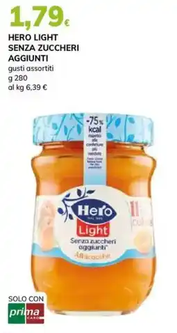 Basko HERO  light senza zuccheri aggiunti offerta