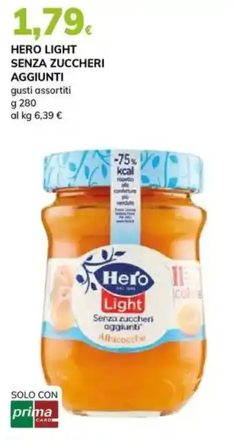 Basko HERO  light senza zuccheri aggiunti offerta