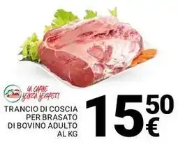 Supermercati Gulliver Trancio di coscia per brasato di bovino adulto offerta