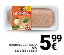 Supermercati Gulliver Bonroll classico AIA offerta