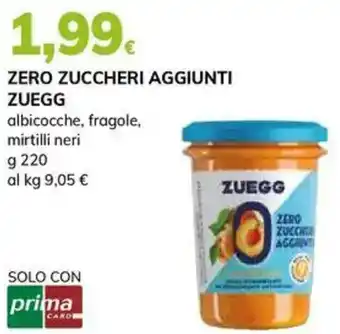 Basko Zero zuccheri aggiunti ZUEGG offerta