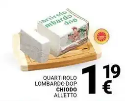 Supermercati Gulliver Quartirolo lombardo dop CHIODO offerta