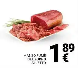 Supermercati Gulliver Manzo fumè DEL ZOPPO offerta