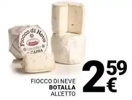 Supermercati Gulliver Fiocco di neve BOTALLA offerta