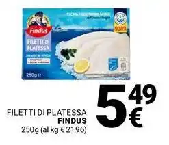 Supermercati Gulliver Filetti di platessa FINDUS offerta