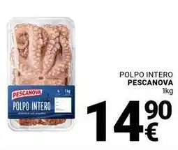 Supermercati Gulliver Polpo intero PESCANOVA offerta