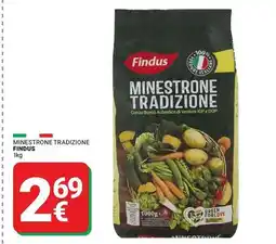 Supermercati Gulliver Minestrone tradizione FINDUS offerta