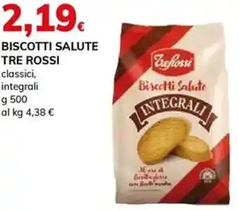 Basko Biscotti salute TRE ROSSI offerta