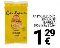 Supermercati Gulliver Pasta all'uovo emiliane BARILLA offerta