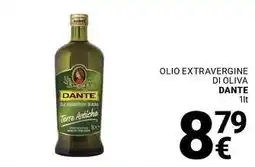 Supermercati Gulliver Olio extravergine di oliva DANTE offerta