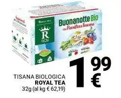 Supermercati Gulliver Tisana biologica ROYAL TEA offerta