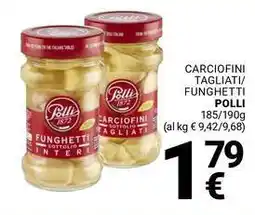 Supermercati Gulliver Carciofini tagliati/ funghetti POLLI offerta