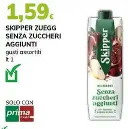 Basko SKIPPER zuegg senza zuccheri aggiunti offerta