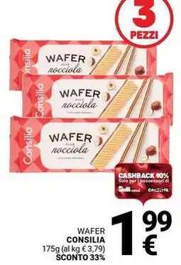 Supermercati Gulliver Wafer CONSILIA offerta