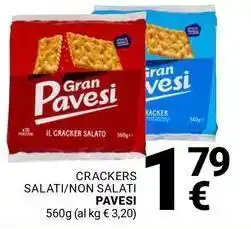 Supermercati Gulliver Crackers salati/non salati PAVESI offerta