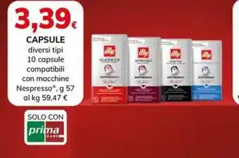 Basko Capsule diversi tipi illy offerta