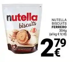 Supermercati Gulliver Nutella biscuits FERRERO offerta