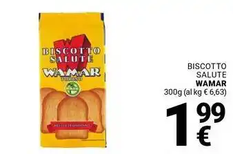 Supermercati Gulliver Biscotto salute WAMAR offerta