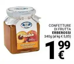 Supermercati Gulliver Confetture di frutta ERBEROSSI offerta