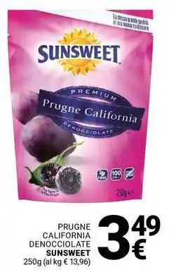 Supermercati Gulliver Prugne california denocciolate SUNSWEET offerta