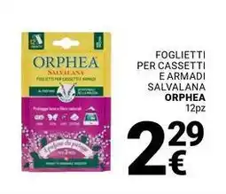 Supermercati Gulliver Foglietti per cassetti e armadi salvalana ORPHEA offerta