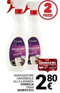 Supermercati Gulliver Sgrassatore universale alla lavanda  CONSILIA offerta