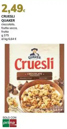 Basko Cruesli QUAKER offerta