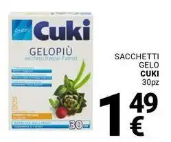 Supermercati Gulliver Sacchetti gelo CUKI offerta