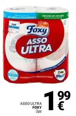 Supermercati Gulliver Asso ultra FOXY offerta