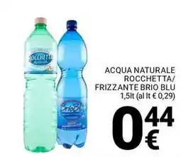 Supermercati Gulliver Acqua naturale rocchetta/ frizzante BRIO BLU offerta