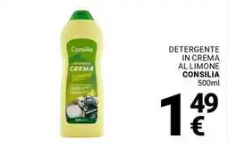 Supermercati Gulliver Detergente in crema al limone CONSILIA offerta