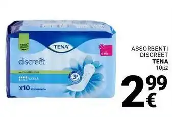 Supermercati Gulliver Assorbenti discreet TENA offerta