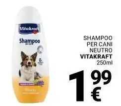 Supermercati Gulliver Shampoo per cani neutro VITAKRAFT offerta