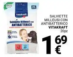 Supermercati Gulliver Salviette milleusi con antibatterico VITAKRAFT offerta