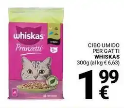 Supermercati Gulliver Cibo umido per gatti WHISKAS offerta