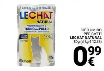 Supermercati Gulliver Cibo umido per gatti LECHAT NATURAL offerta