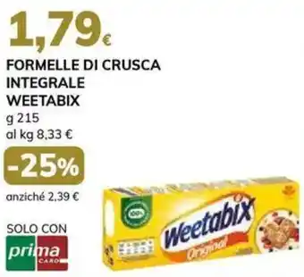 Basko Formelle di crusca integrale WEETABIX offerta