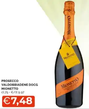 Mercatò PROSECCO VALDOBBIADENE DOCG MIONETTO offerta