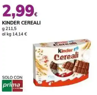 Basko KINDER Cereali offerta