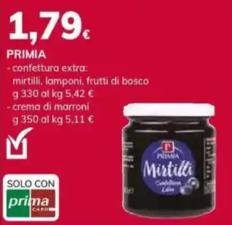 Basko PRIMIA - confettura extra offerta