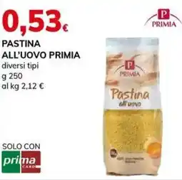 Basko Pastina all'uovo PRIMIA offerta