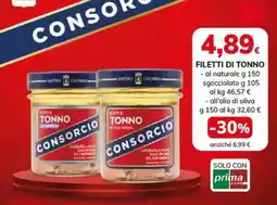 Basko Filetti di tonno offerta