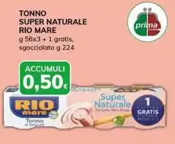 Basko Tonno super naturale RIO MARE offerta