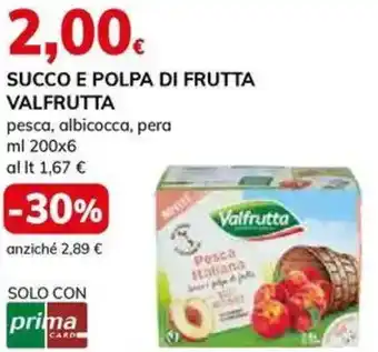 Basko Succo e polpa di frutta VALFRUTTA offerta