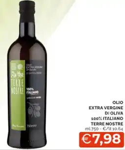 Mercatò Olio extra vergine di oliva 100% italiano terre nostre offerta