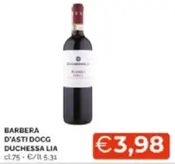 Mercatò Barbera d'asti docg duchessa lia offerta