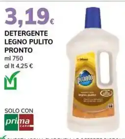 Basko Detergente legno pulito PRONTO offerta